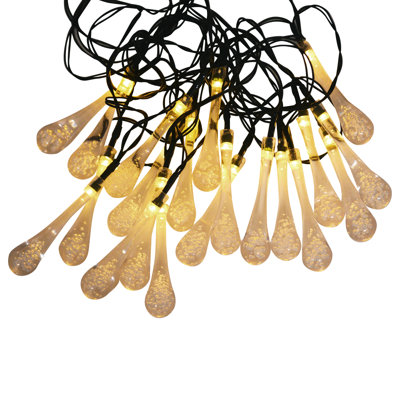 Lichterkette 20-flammig Tropfen
