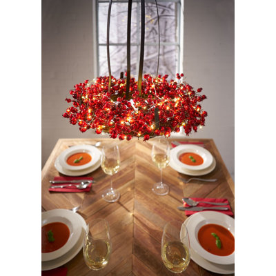 Lichterkette 100-flammig in Gelb