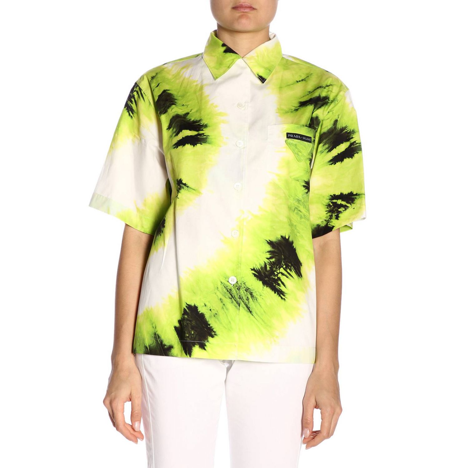 Hemdbluse Damen Prada