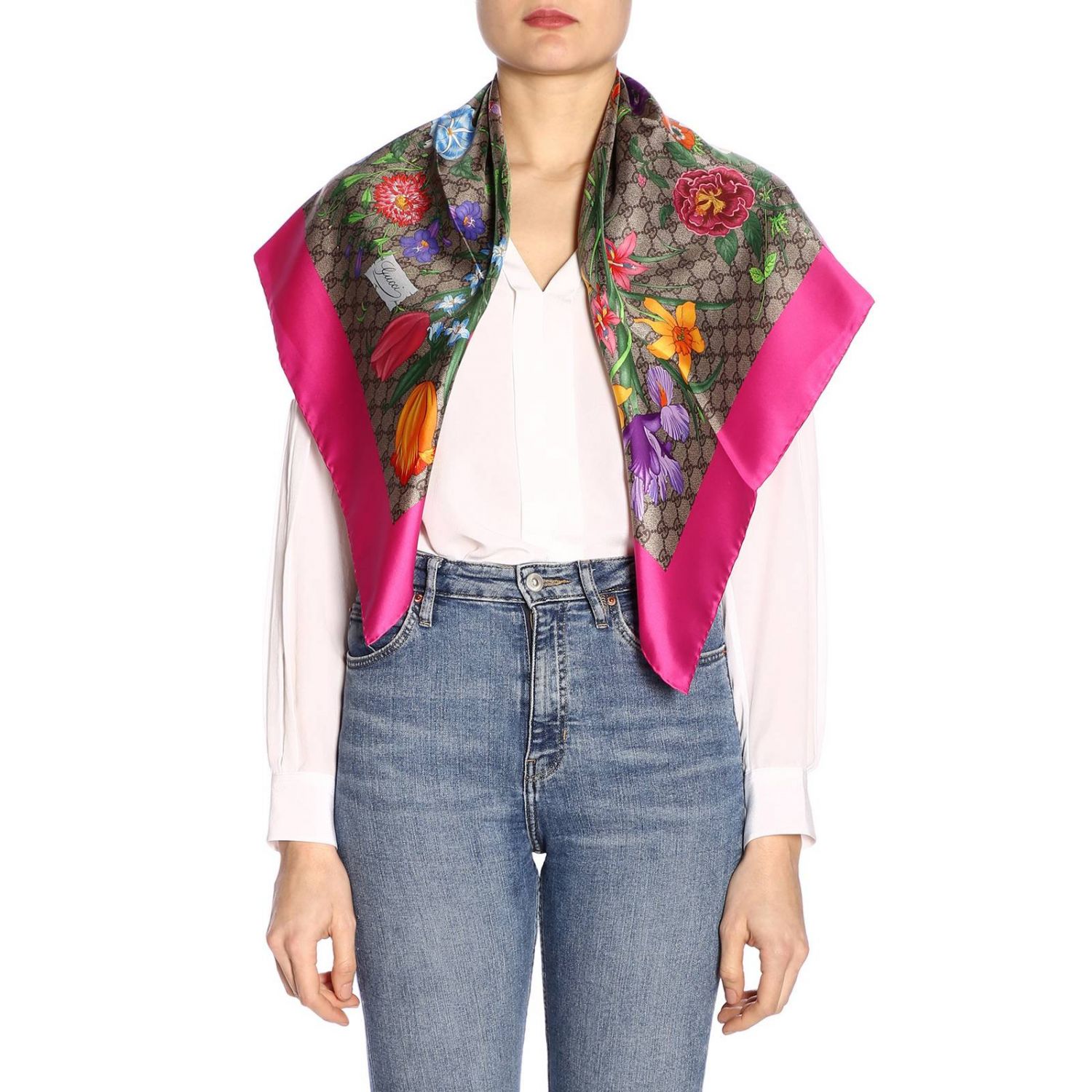 Seidentuch Damen Gucci