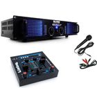 2400 Watt Verstärker mit USB Mixer und Mikrofon DJ-209
