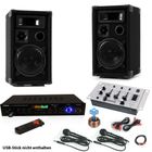 Karaoke Anlage mit Bluetooth Receiver und Mixer DJ-Smart 3