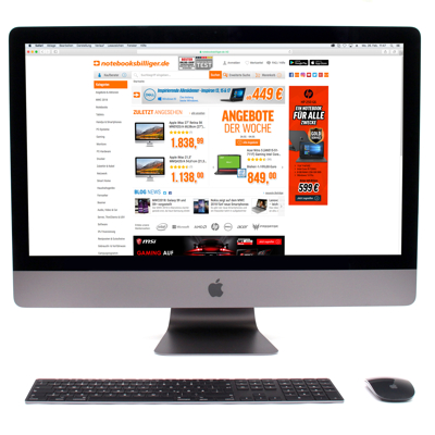 Apple iMac Pro 68,58cm (27') 5K-Retina-Display, Intel Xeon 8-Core, 128GB RAM, 2TB SSD, Radeon Pro Vega 64, macOS