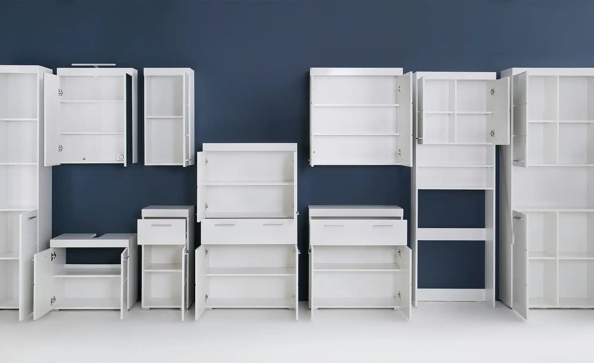 Waschmaschinenüberbau  Amanda - 63 cm - 187 cm - 24 cm - Sconto