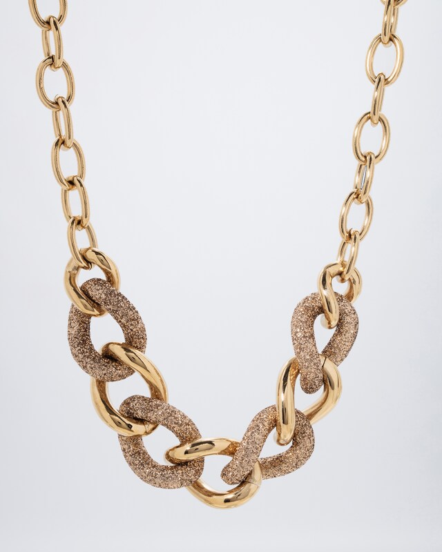 Collier in Kettenoptik