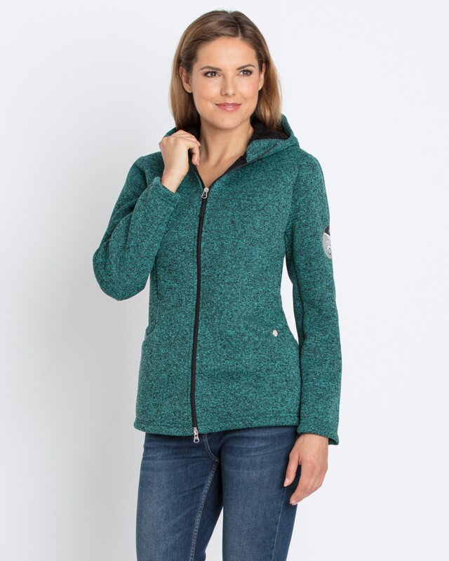 Strickfleece Jacke