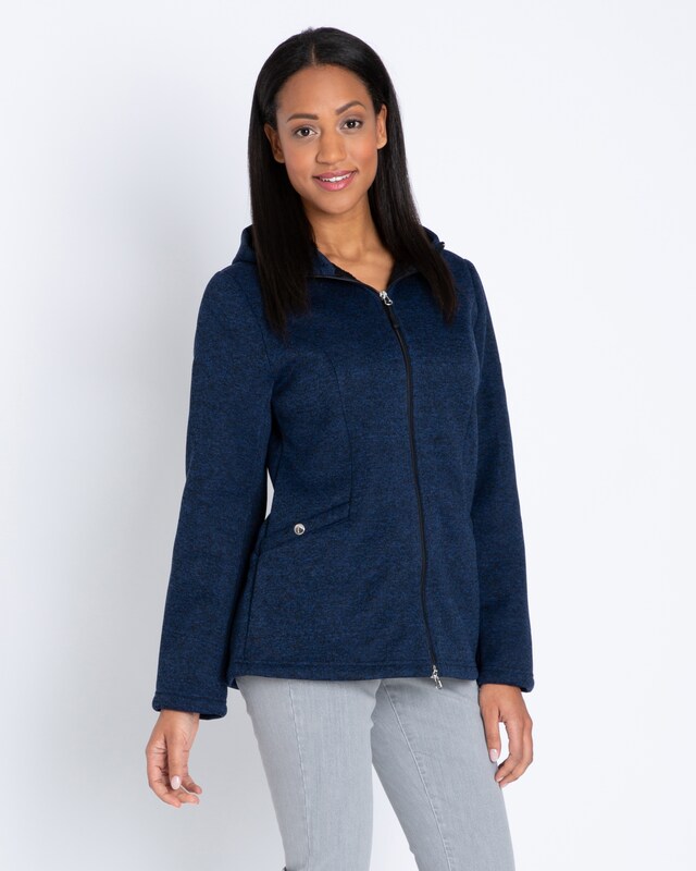 Strickfleece Jacke