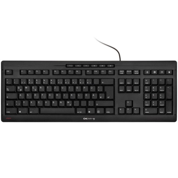 CHERRY TAS STREAM KEYBOARD schwarz deutsches Layout