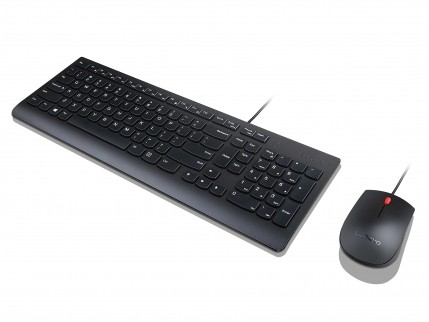 Lenovo Essential Wired Keyboard and Mouse Combo - German