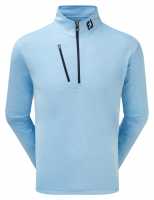 Footjoy Heather Pinstripe Chill-Out Pullover Herren hellblau