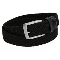Alberto Gürtel Basic Braided Herren schwarz